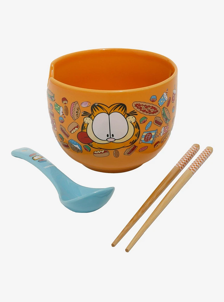 Garfield Junk Foods Ramen Bowl Set