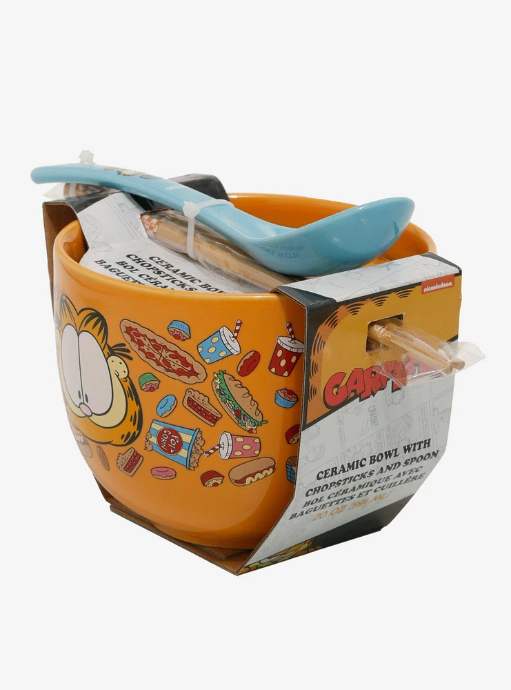 Garfield Junk Foods Ramen Bowl Set
