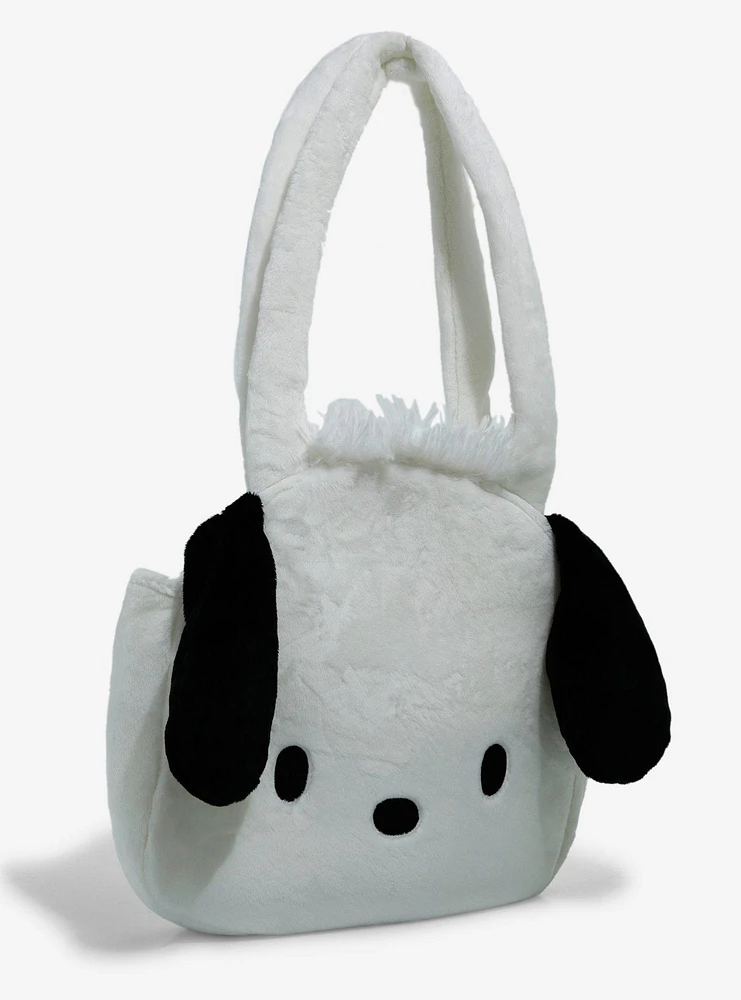 Pochacco Face Plush Tote Bag