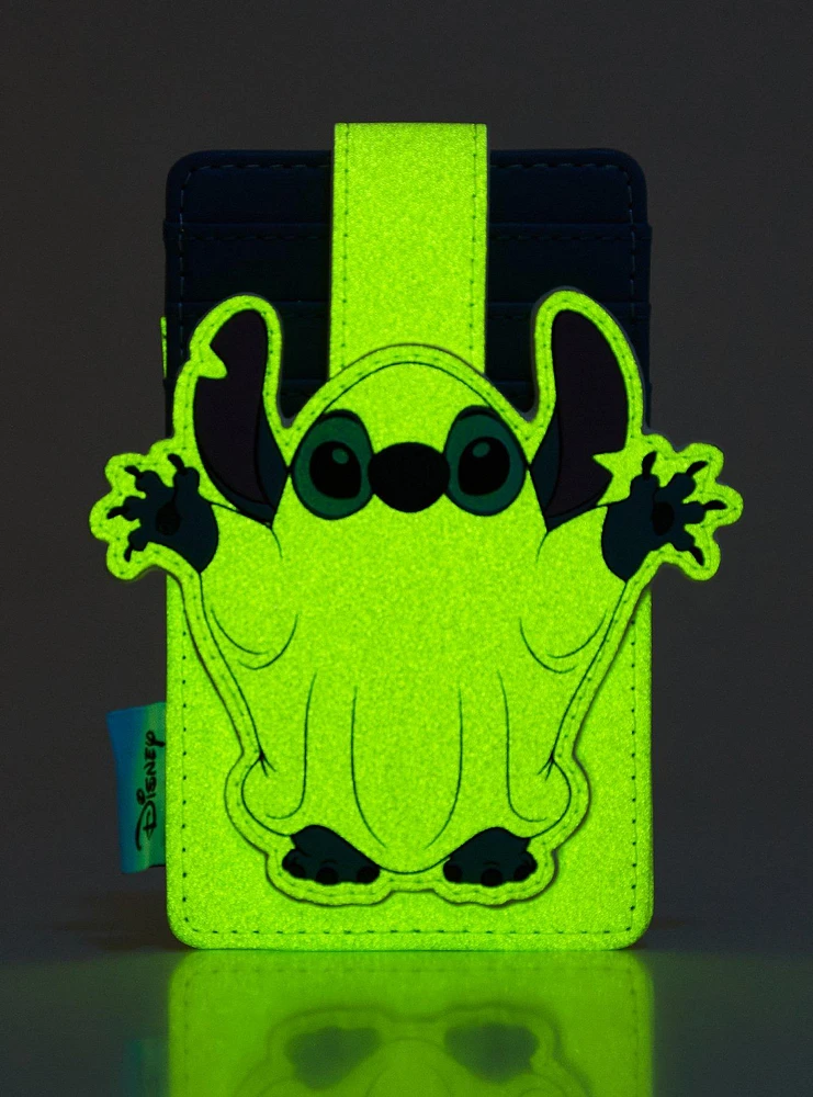 Loungefly Disney Stitch Ghost Glow-In-The-Dark Cardholder