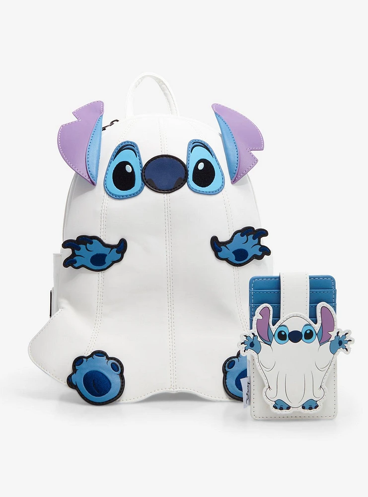 Loungefly Disney Stitch Ghost Glow-In-The-Dark Cardholder