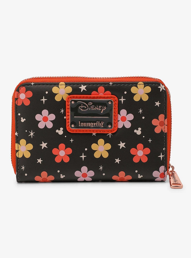 Loungefly Disney Mickey Mouse & Minnie Mouse Ghosts Glow-In-The-Dark Zipper Wallet