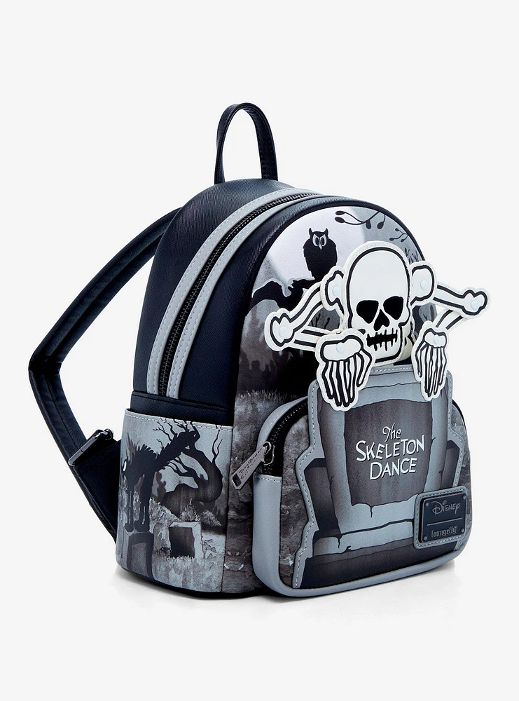 Loungefly Disney The Skeleton Dance Glow-In-The-Dark Mini Backpack