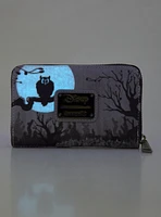 Loungefly Disney The Skeleton Dance Glow-In-The-Dark Zipper Wallet