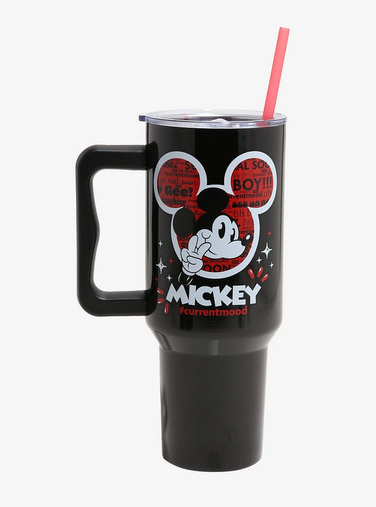 Disney Mickey Mouse Current Mood Stainless Steel Travel Cup