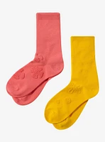 SpongeBob SquarePants Face Terry Stitch Crew Socks