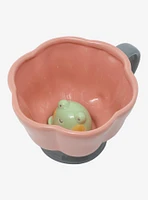 Frog Flower Surprise Mug