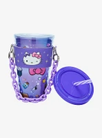 Hello Kitty Magic Cards Acrylic Travel Cup With Holder