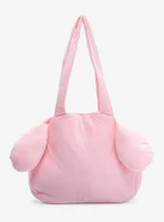 My Melody Lace Bow Plush Tote Bag