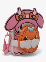 Loungefly My Melody Halloween Pumpkin Crossbody Bag