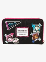 Loungefly Monster High Crest Mini Zipper Wallet