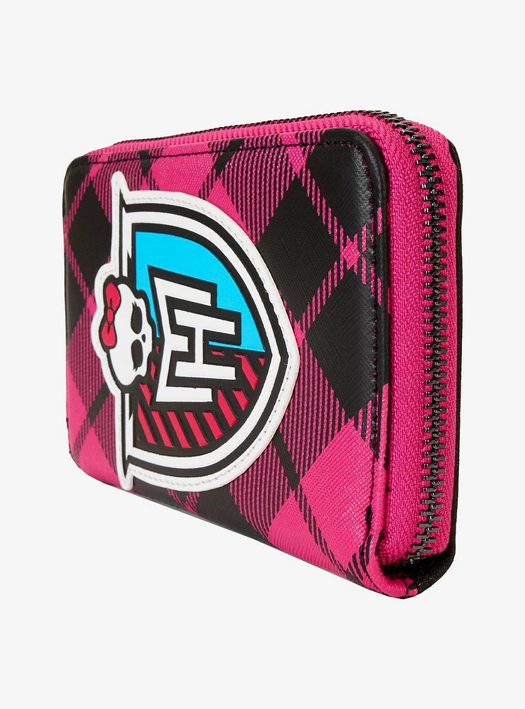 Loungefly Monster High Crest Mini Zipper Wallet