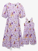 Disney Tangled Rapunzel Puff Sleeve Midi Dress — BoxLunch Exclusive