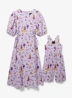 Disney Tangled Rapunzel Puff Sleeve Plus Midi Dress — BoxLunch Exclusive