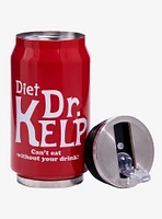 SpongeBob SquarePants Diet Dr. Kelp Soda Can Water Bottle