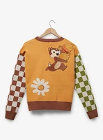 Disney Chip & Dale Acorn Embroidered Cropped Cardigan — BoxLunch Exclusive