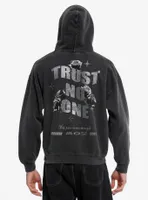 Thorn & Fable™ Fear None Glitter Skull Hoodie