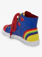 Strange Cvlt Rainbow Hi-Top Sneakers