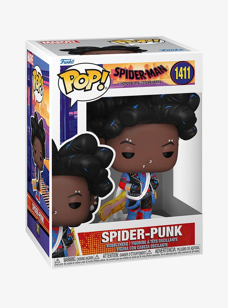 Funko Marvel Spider-Man Pop! Spider-Punk (Unmasked) Vinyl Bobble-Head