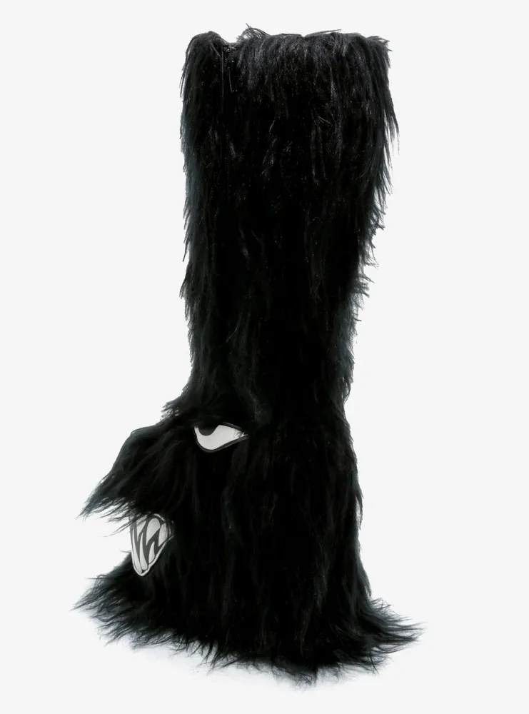 YRU Boogie Monster Fuzzy Platform Boots