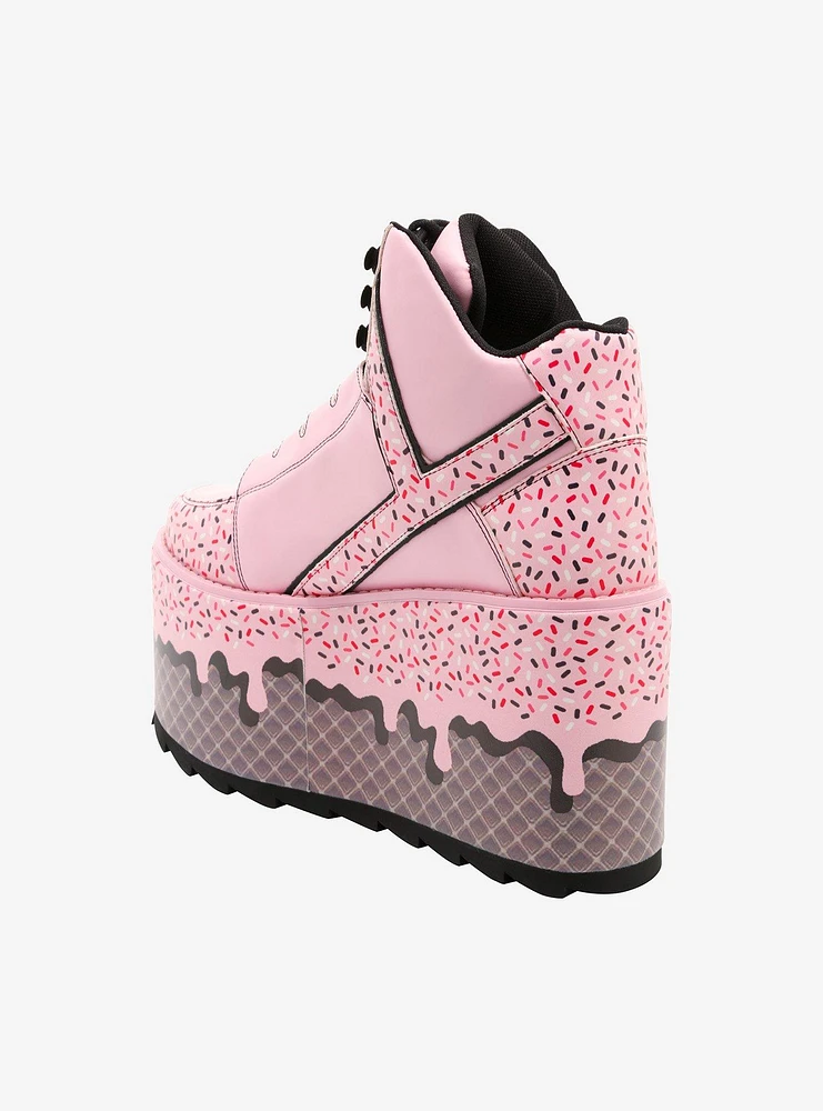 YRU Qozmo Ice Cream Platform Sneakers