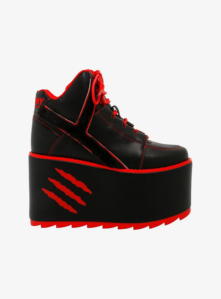 Strange Cvlt X Gloomy Bear Qozmo Platform Sneakers
