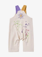 Disney Tangled Rapunzel Paint Splatter Infant Overalls — BoxLunch Exclusive