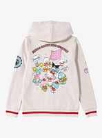 Sanrio Hello Kitty & Friends Sports Patches Youth Zippered Hoodie - BoxLunch Exclusive