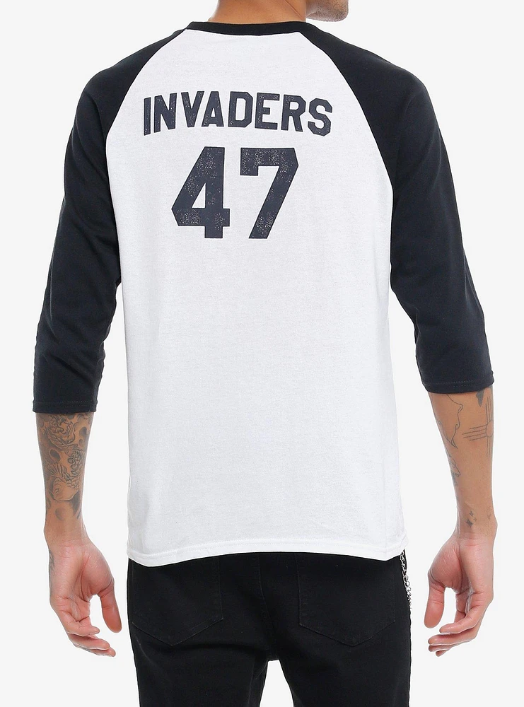 Roswell Invaders Baseball Raglan T-Shirt