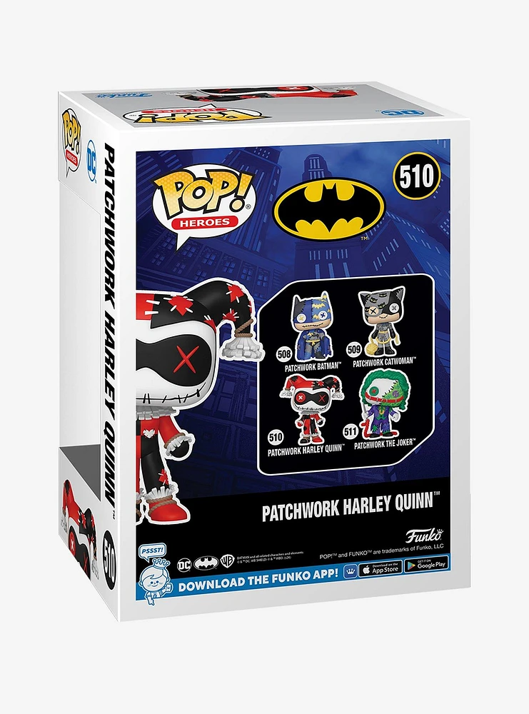 Funko DC Comics Batman Pop! Heroes Patchwork Harley Quinn Vinyl Hero