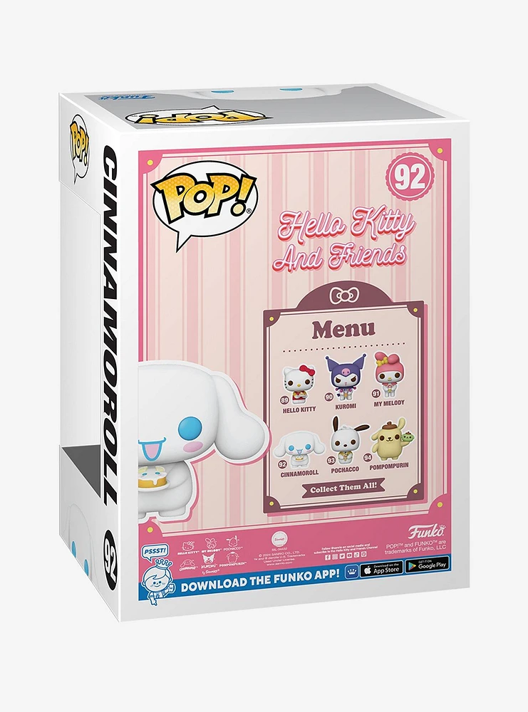 Funko Hello Kitty And Friends Pop! Cinnamoroll (With Cake) Vinyl Figure