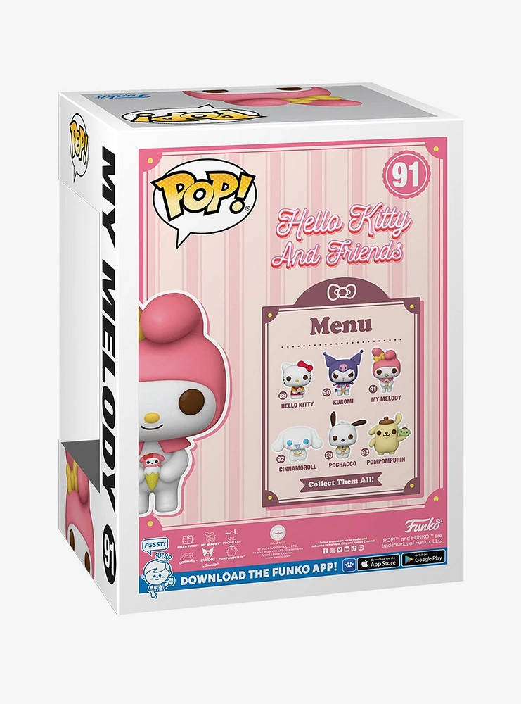 Funko Hello Kitty And Friends Pop! My Melody (With Cone) Vinyl Figure