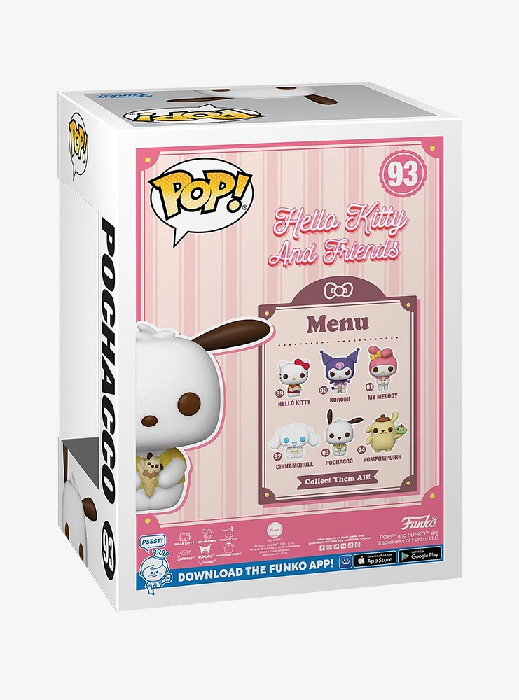 Funko Hello Kitty And Friends Pop! Pochacco (With Cone) Vinyl Figure