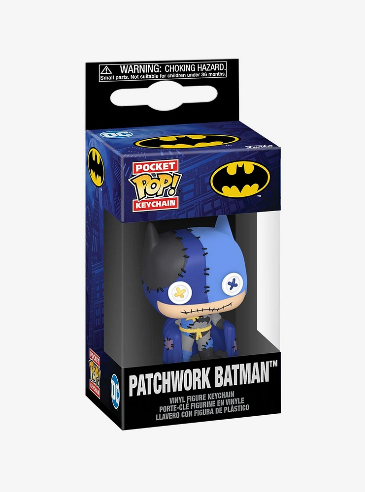 Funko DC Comics Batman Pocket Pop! Patchwork Batman Vinyl Key Chain