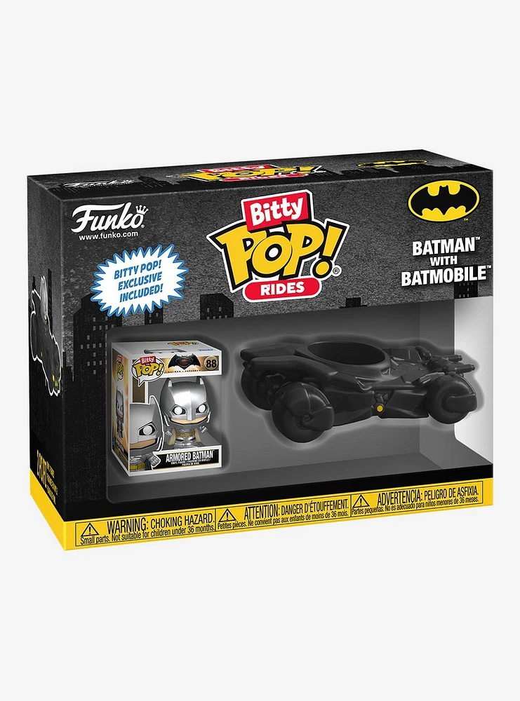 Funko DC Comics Bitty Pop! Rides Batman With Batmobile Vinyl Figure