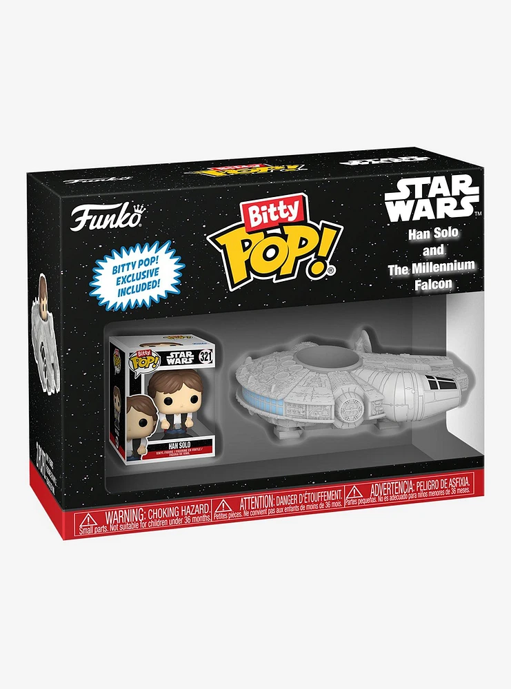 Funko Star Wars Bitty Pop! Han Solo And The Millennium Falcon Vinyl Figure