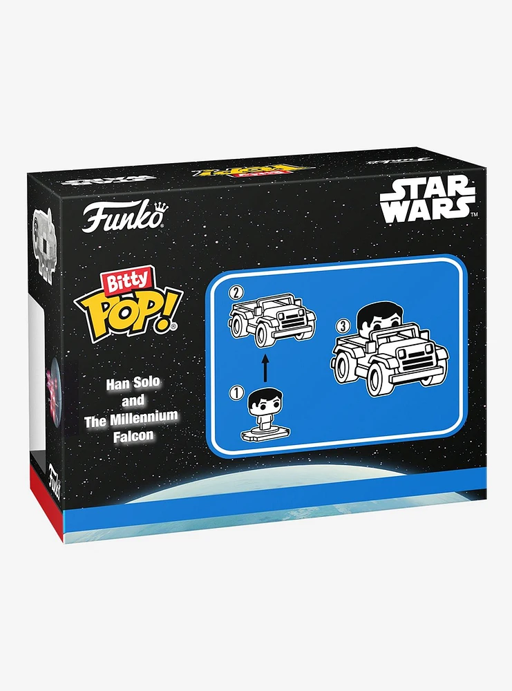 Funko Star Wars Bitty Pop! Han Solo And The Millennium Falcon Vinyl Figure