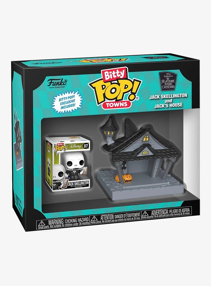 Funko The Nightmare Before Christmas Bitty Pop! Towns Jack Skellington And Jack's House Vinyl Figure