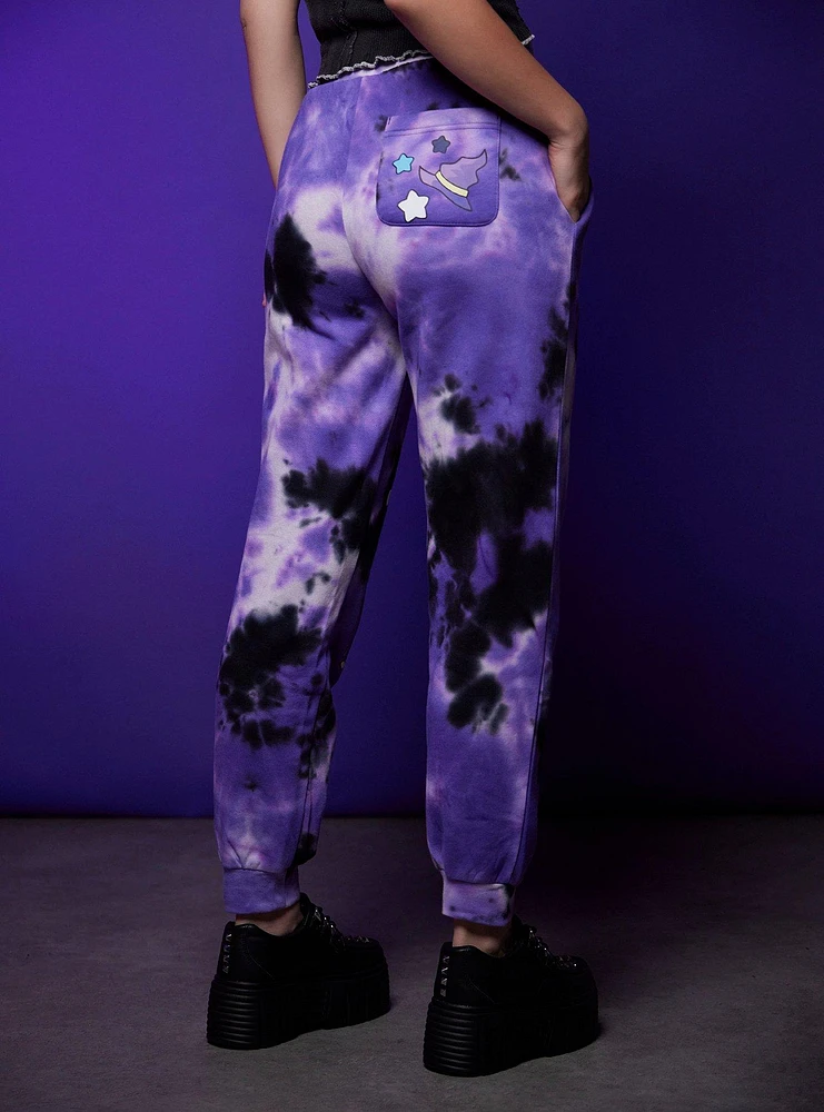 Hello Kitty And Friends Magic Card Tie-Dye Girls Jogger Sweatpants