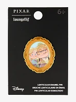 Loungefly Disney Pixar Up Carl and Ellie Lenticular Portrait Enamel Pin — BoxLunch Exclusive