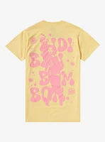 Selena Bidi Bom Puff Paint Boyfriend Fit Girls T-Shirt