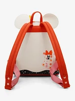 Loungefly Disney Minnie Mouse Floral Pumpkin Glow-in-the-Dark Light-Up Mini Backpack