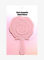 Pink Rose Hand Mirror