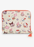 Sanrio Hello Kitty and Friends Cheerleading Small Zip Wallet - BoxLunch Exclusive