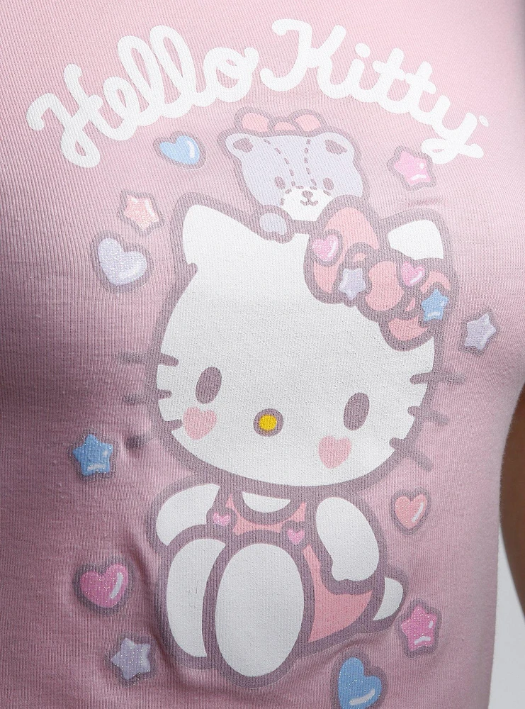 Hello Kitty Bear & Hearts Girls Baby Tee