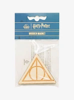 Harry Potter Deathly Hallows Wooden Magnet