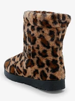 Yoki Holland Cheetah Fuzzy Boots