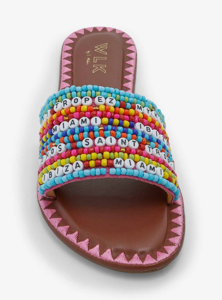 WLK By S. Miller Vacation Beaded Sandals