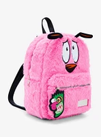 Courage The Cowardly Dog Fuzzy Mini Backpack