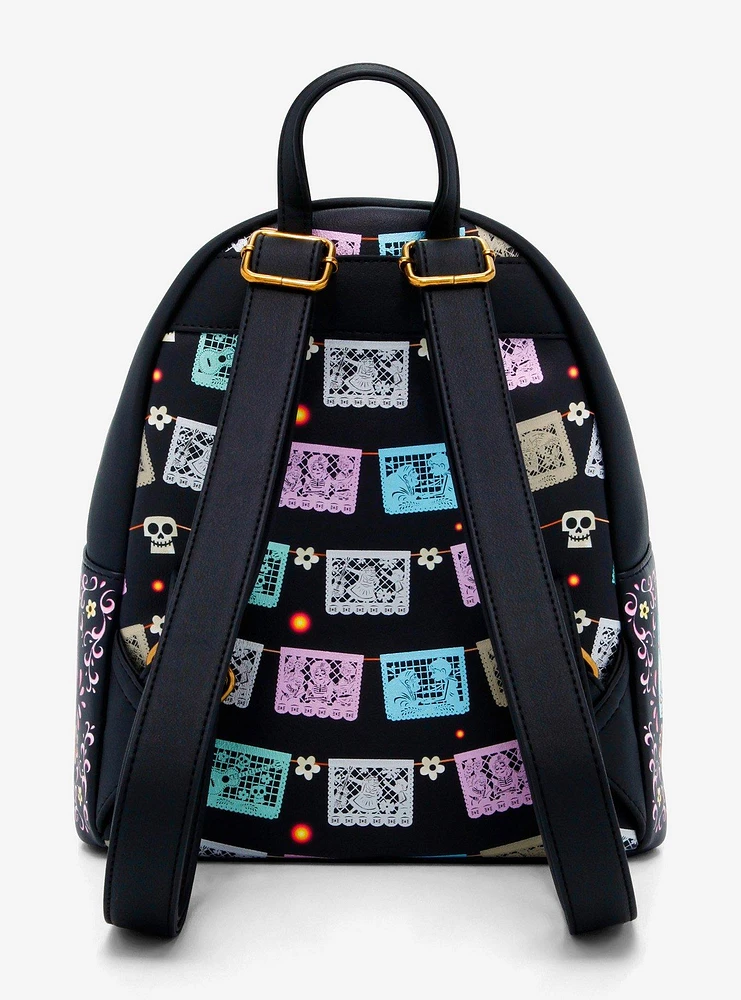 Loungefly Disney Pixar Coco Papel Picado Mini Backpack